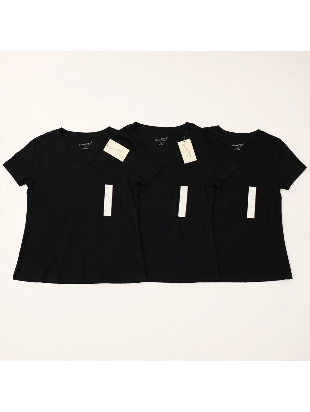 Universal Thread Girls T-Shirt Size XS Black 3 Pack